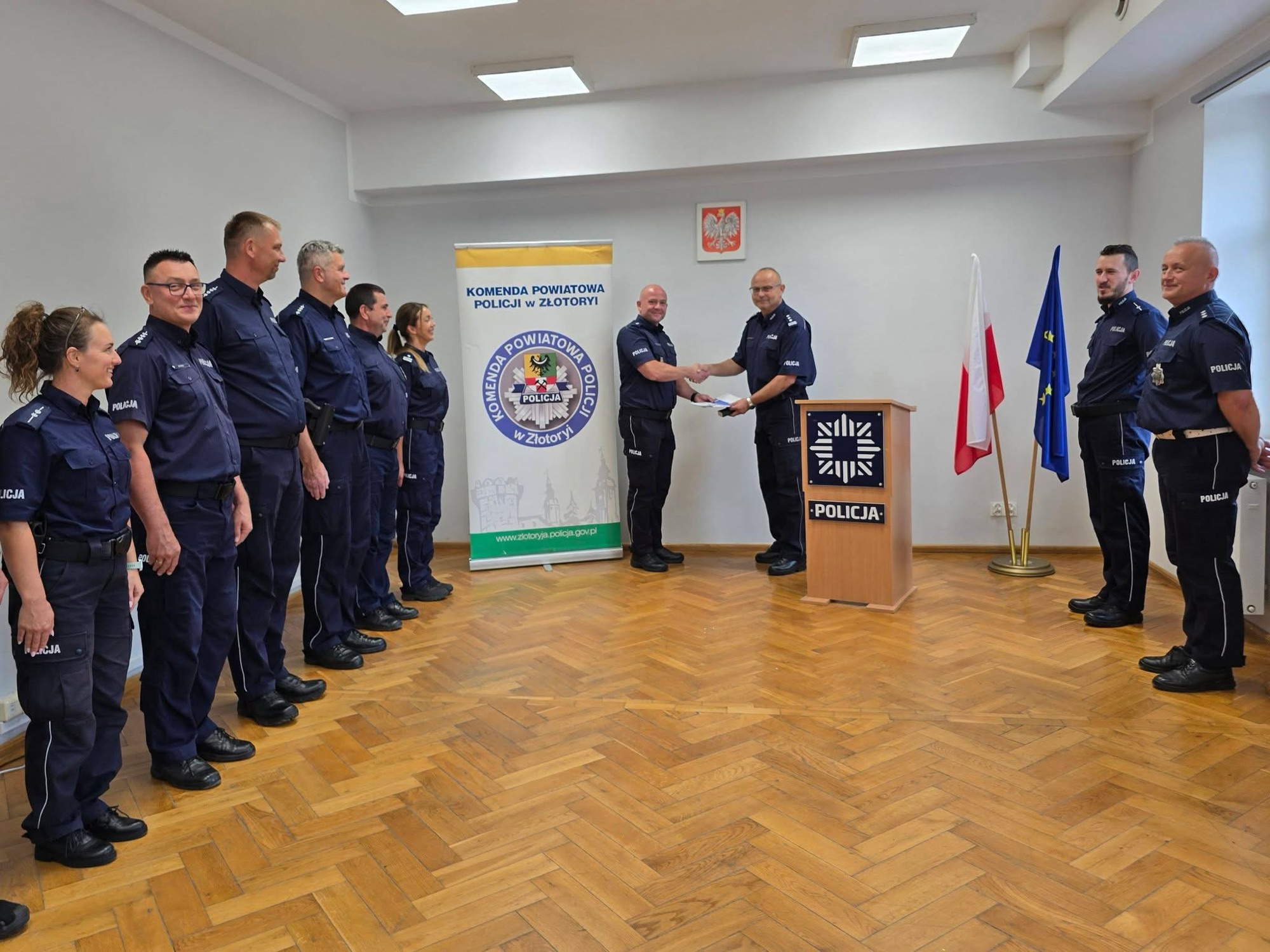 Zmiany kadrowe w Komendzie Powiatowej Policji w Złotoryi