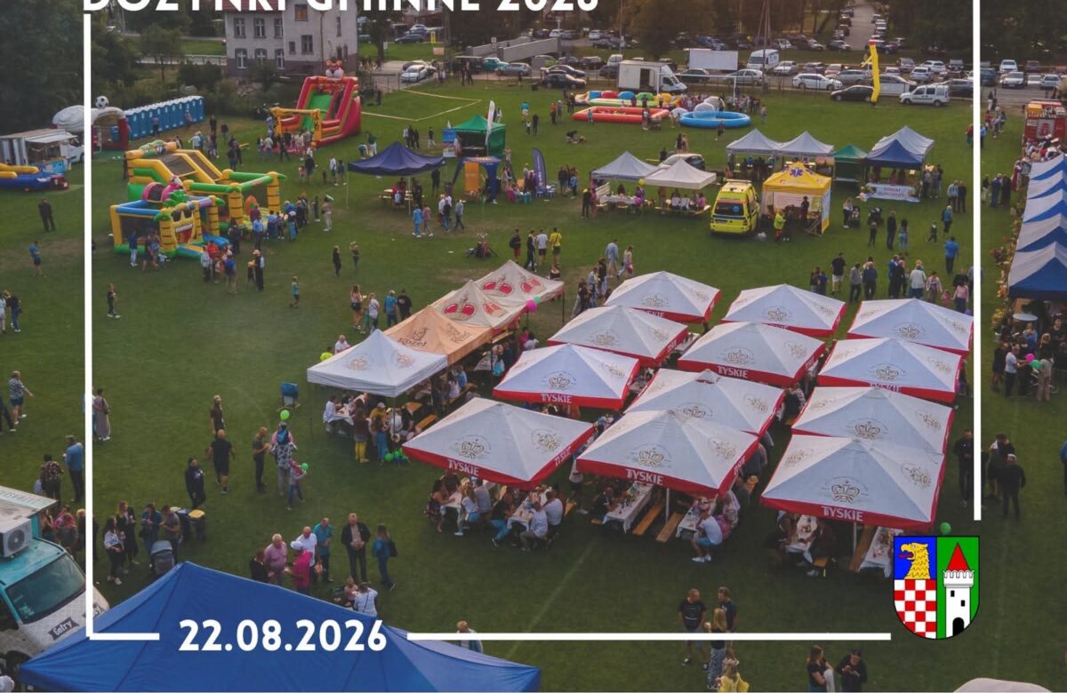 22 sierpnia 2026 roku w Zagrodnie odbędą się Dożynki Gminne – jedno z najważniejszych wydarzeń w kalendarzu Gminy Zagrodno.