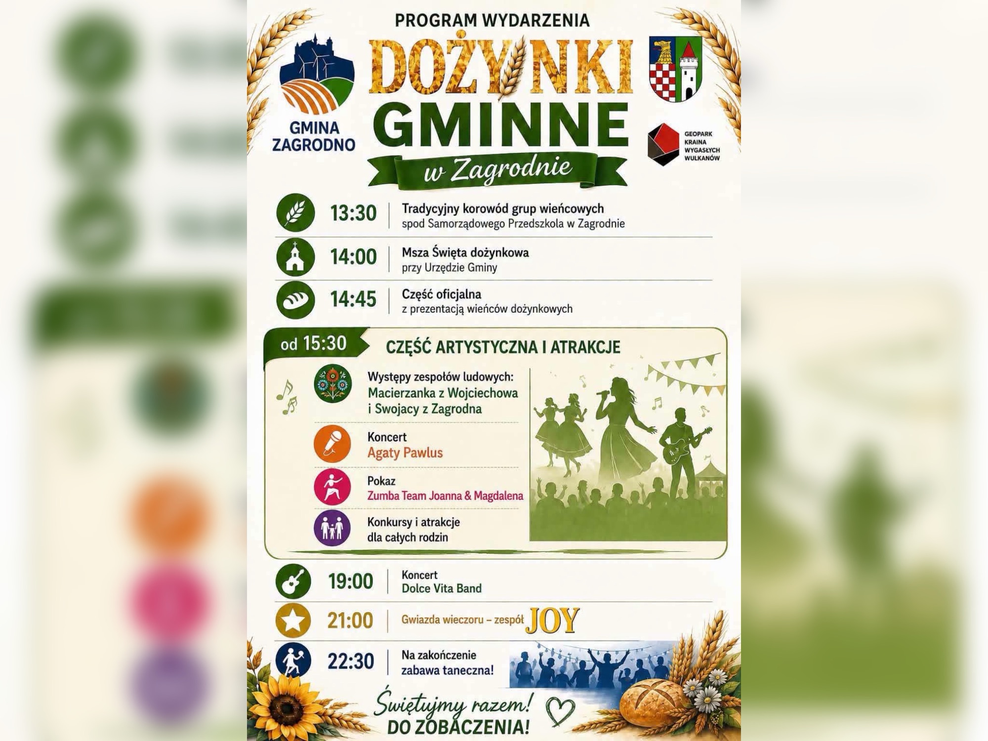 Dożynki Gminne w Zagrodnie już 22 sierpnia