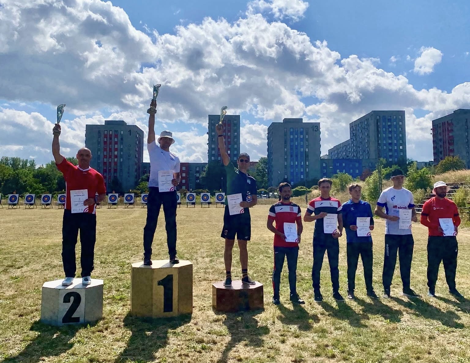 Strażak ze Złotoryi na podium Pucharu Polski w łucznictwie olimpijskim