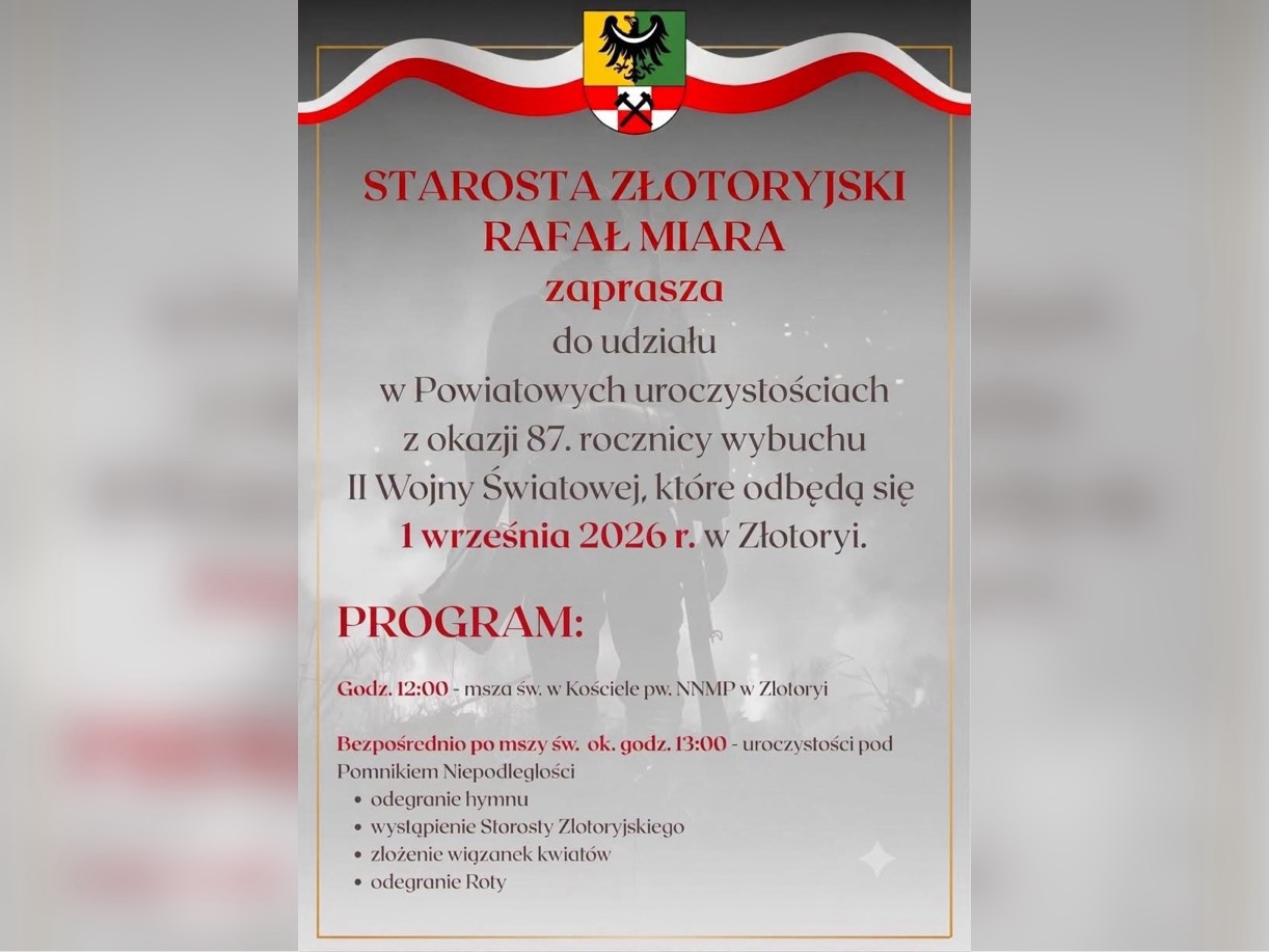 Powiatowe obchody 87. rocznicy wybuchu II wojny światowej