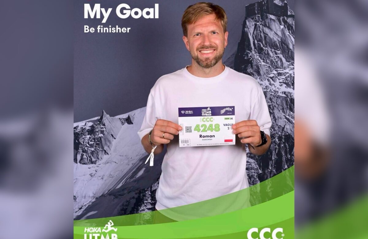 Roman Kałkowski z Zagrodna biegnie pod Mont Blanc!