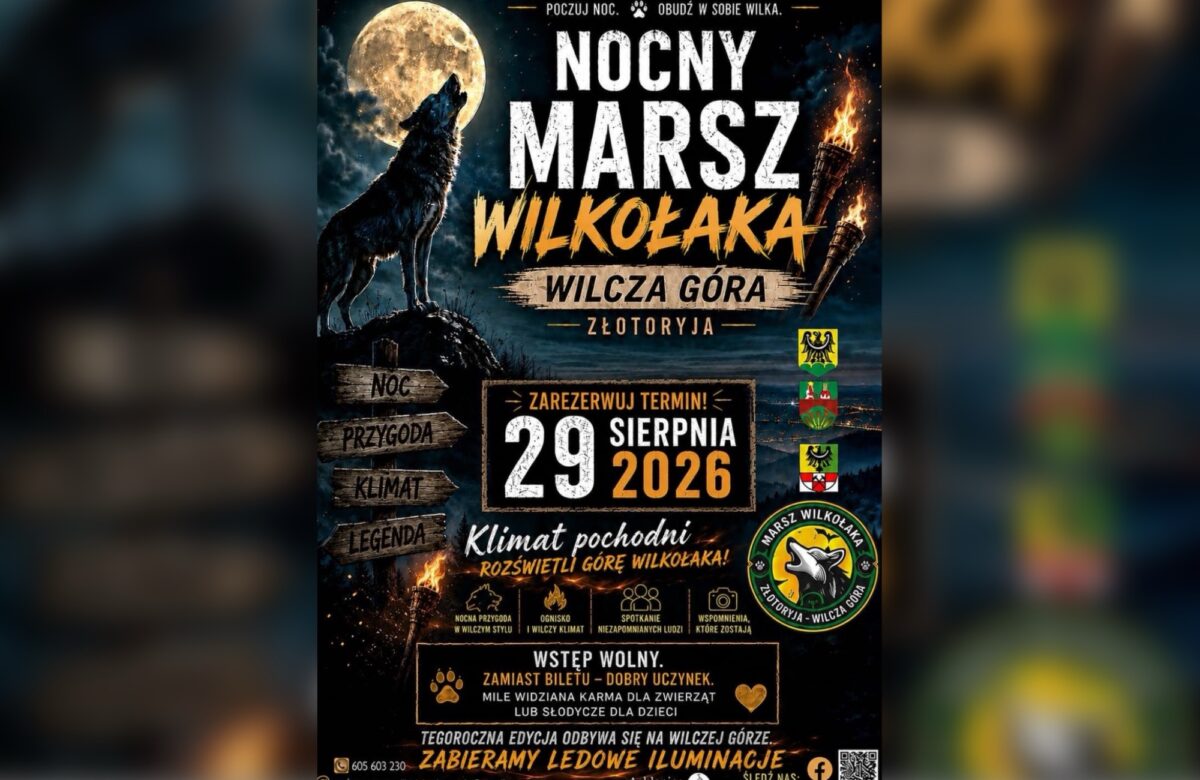 Nocny Marsz Wilkołaka powraca na Wilczą Górę. Przed uczestnikami wyjątkowa przygoda pod osłoną nocy