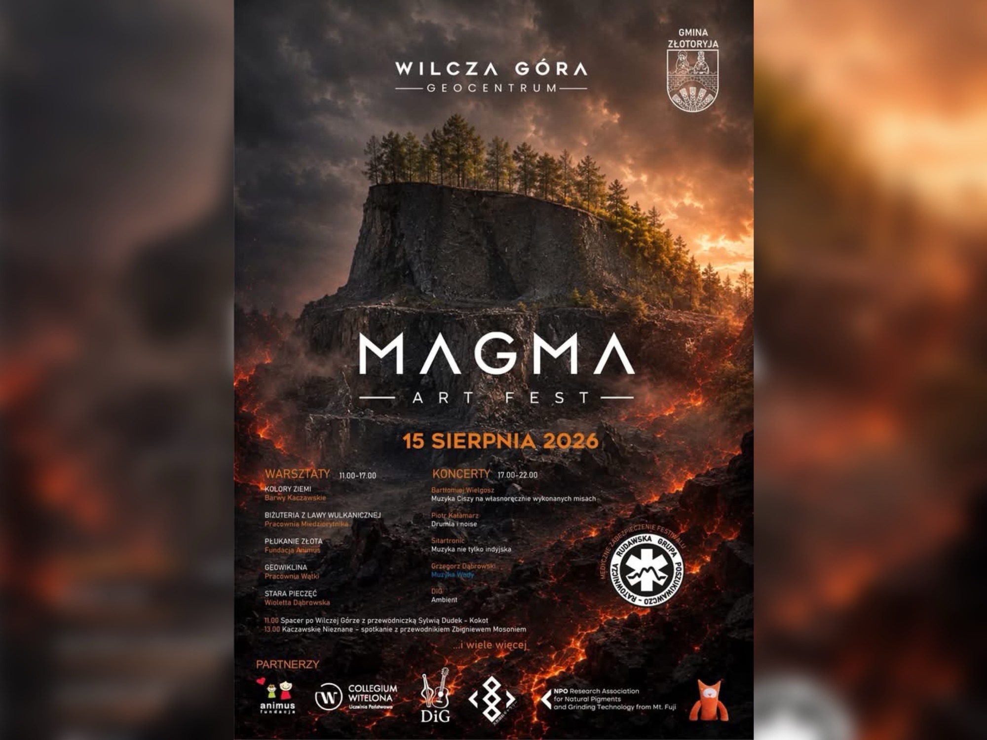 Magma Art Fest 2026 już 15 sierpnia na Wilczej Górze. Sztuka, muzyka i natura w wyjątkowym miejscu