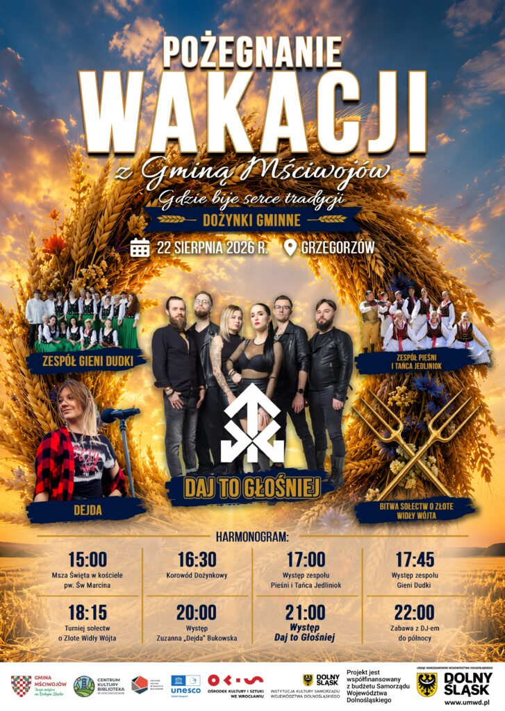 Pożegnanie Wakacji z Gminą Mściwojów