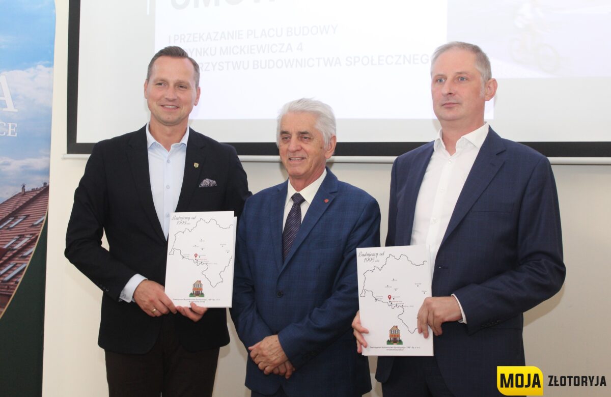 Nowy Stary Browar w Złotoryi. Podpisano umowę na budowę 49 mieszkań i przekazano plac budowy