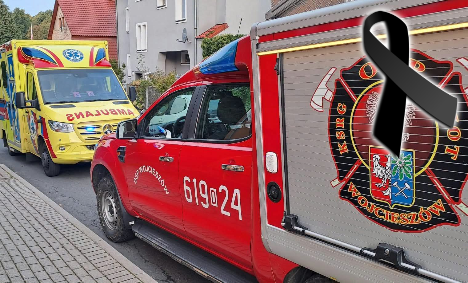 Tragiczny finał interwencji w Wojcieszowie. Nie udało się uratować życia