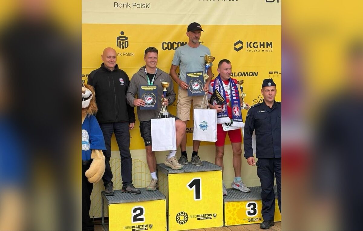 Policjant ze Złotoryi najlepszy wśród policjantów w 14. Letnim Biegu Piastów