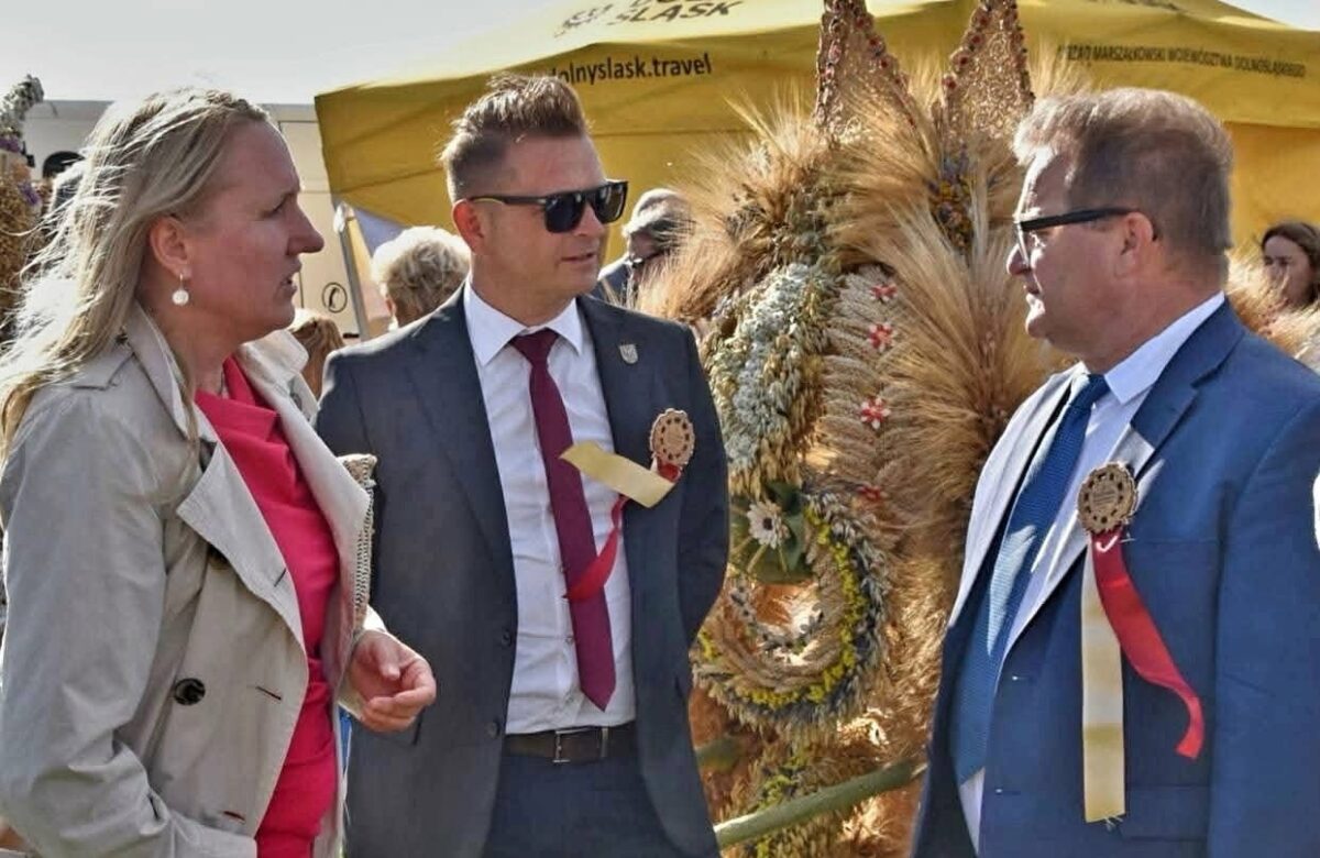 Starosta Rafał&nbsp;Miara uczestniczył w Dożynkach Wojewódzkich