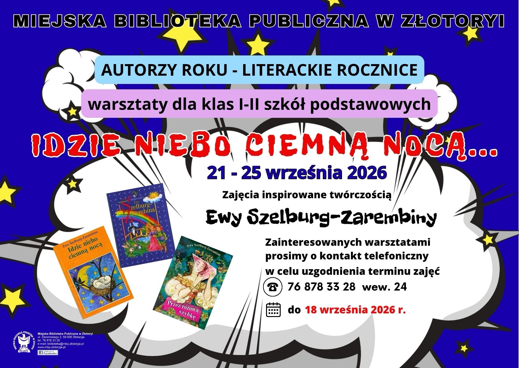Biblioteka zaprasza dzieci na literackie warsztaty