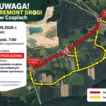 Czasowe zamknięcie drogi w Czaplach. Kierowcy muszą liczyć się z utrudnieniami