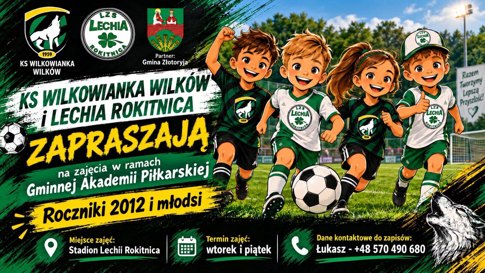 Nowe miejsce treningów dla młodych piłkarzy w Rokitnicy