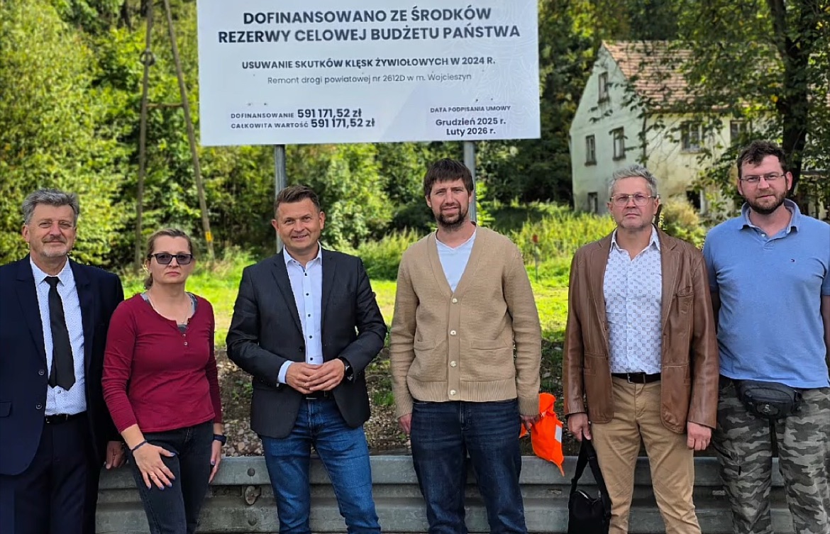 Wyremontowano drogę powiatową w Wojcieszynie
