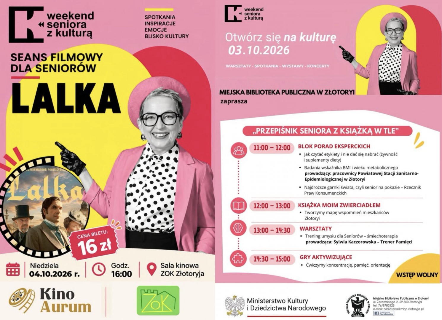 Weekend Seniora z&nbsp;Kulturą w&nbsp;Złotoryi!