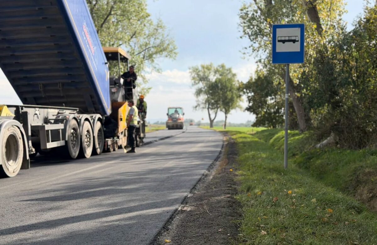 Trwa remont drogi Łukaszów–Brochocin