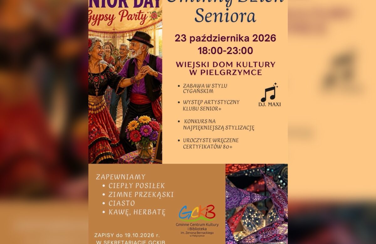 Gminny Dzień Seniora w Pielgrzymce. Wieczór w cygańskim stylu