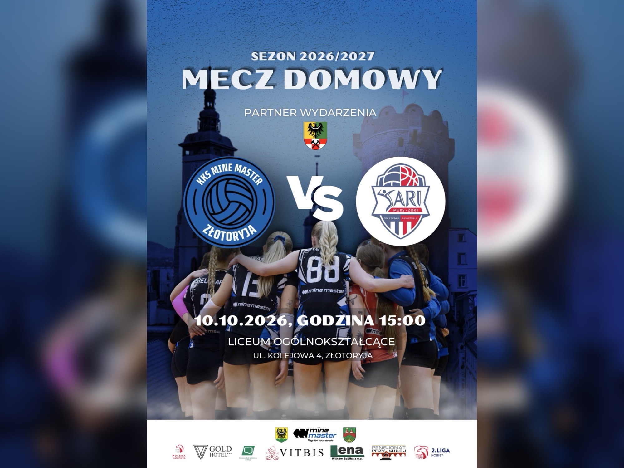 Mecz domowy Mine Master Złotoryja. Siatkarki zapraszają na kolejne spotkanie