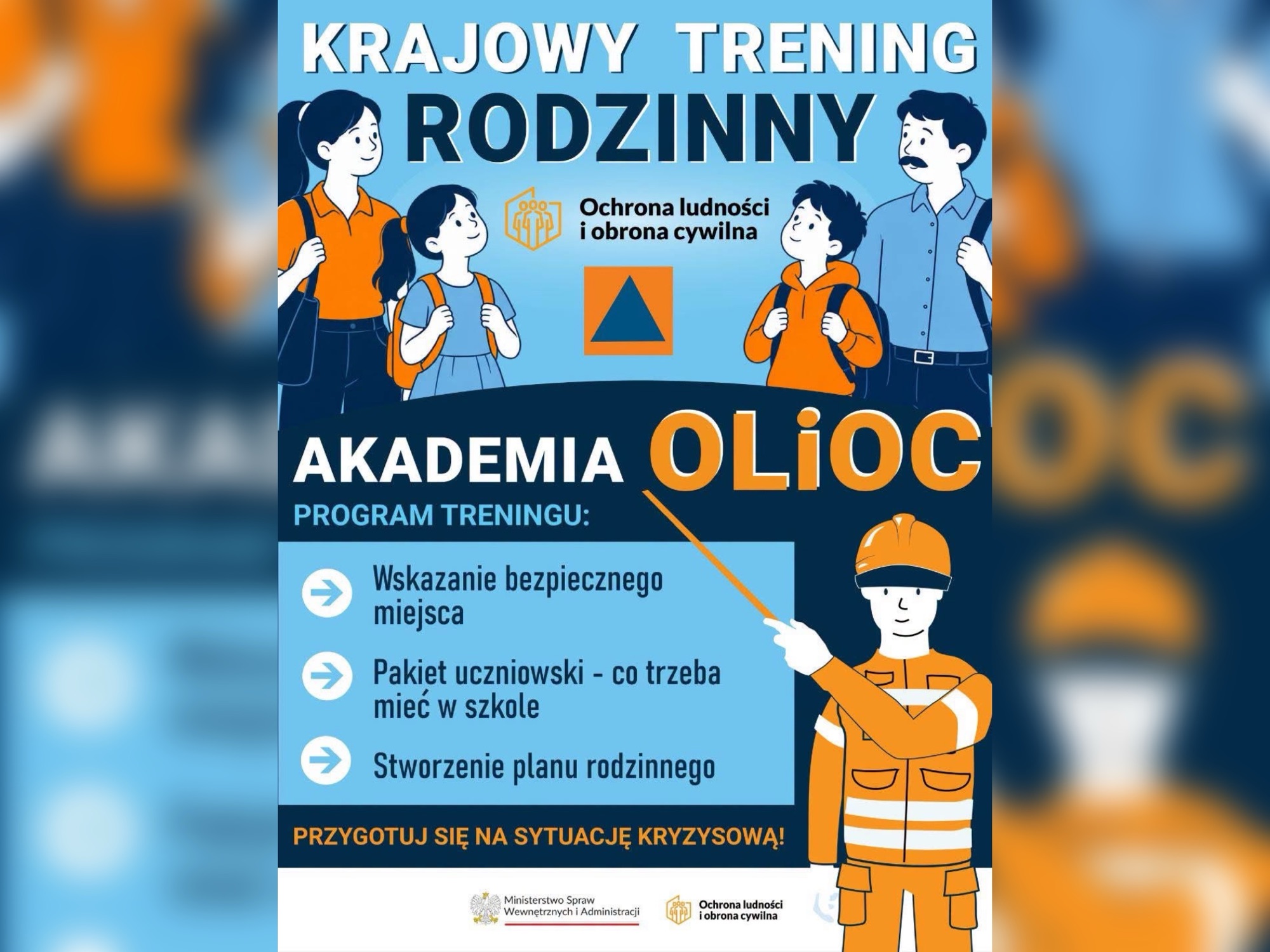 Trening bezpieczeństwa dla rodzin w Gierałtowcu
